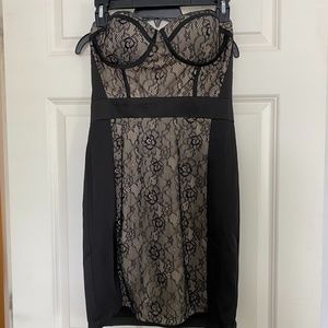 Forever 21 Strapless Fitted Dress